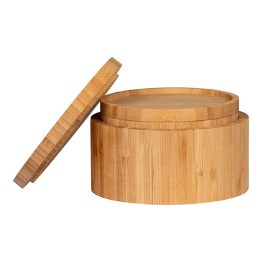 Chefalu opbergdozen van bamboe 2 stuks - naturel