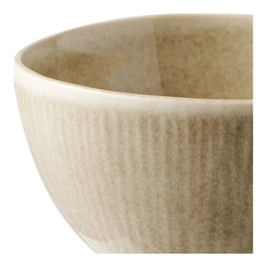 Viola schaal steengoed - beige - set van 4 stuks