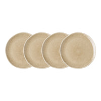 Viola Dinerborden Steengoed Beige Ø27 cm Set van 4