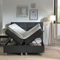 Opbergboxspring Grande Antraciet – 160x200 cm
