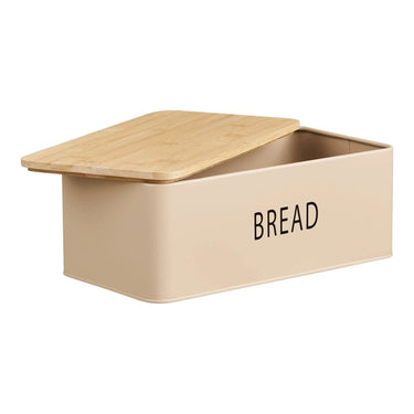 Tula Brotkasten beige mit 3 Aufbewahrungsbehältern