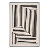 Lipari Canvasprint Nr. 3 - zwart/beige 60x90 cm - zwart en beige - Mooier Thuis