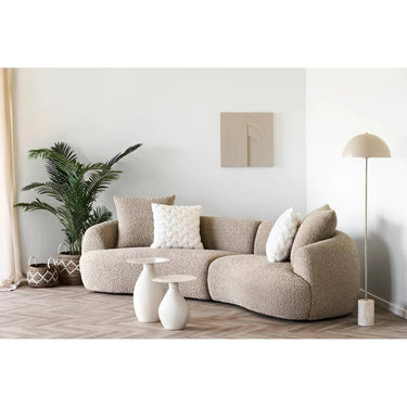 Ina Leinwandrelief beige 60 x 60 cm