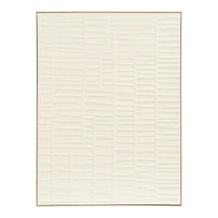 Ena Canvas Reliëf beige 60x80 cm - Mooier Thuis