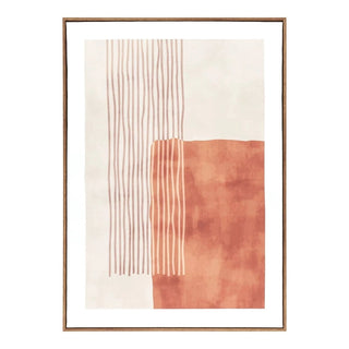 Mina Canvas Print - beige/bruin 50x70 cm