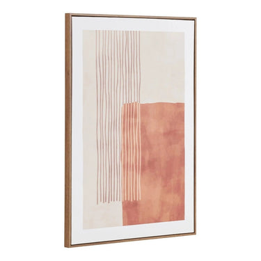 Mina Leinwanddruck – beige/braun 50 x 70 cm