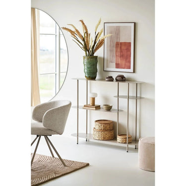 Mina Leinwanddruck – beige/braun 50 x 70 cm