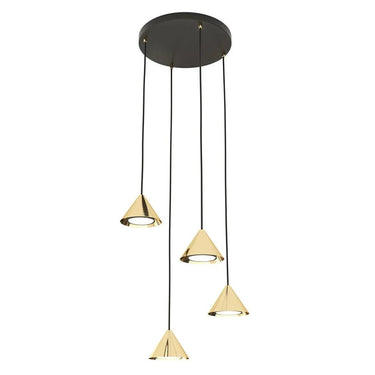 ELIT 4-lichts hanglamp - Goud