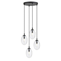ASTRAL 4-lichts hanglamp - Helder glas - Mooier Thuis