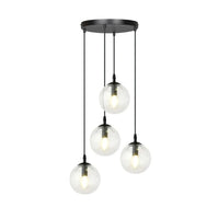 COSMO 4-lichts hanglamp - Helder glas - Mooier Thuis
