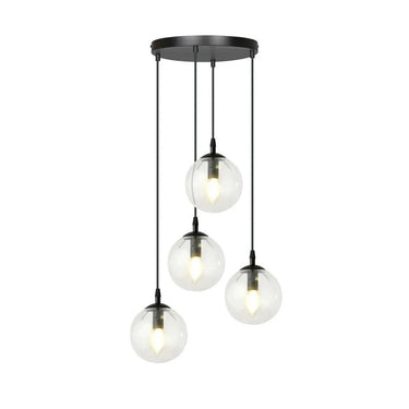 COSMO 4-lichts hanglamp - Helder glas