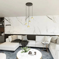 Emibig ELIT 4-lichts hanglamp - Goud