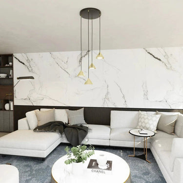 ELIT 4-lichts hanglamp - Goud