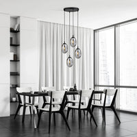 Emibig ASTRAL 4-lichts hanglamp - Smoked glas - Mooier Thuis