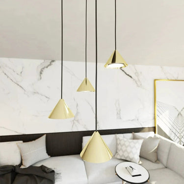 ELIT 4-lichts hanglamp - Goud