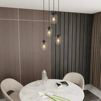 Emibig ISTAR 4-lichts hanglamp - Helder glas - Mooier Thuis