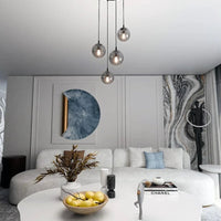 Emibig COSMO 4-lichts hanglamp - Smoked glas - Mooier Thuis