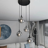 COSMO 4-lichts hanglamp - Smoked glas - afbeelding 2