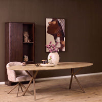 Eiken Eettafel Ferris Ovaal 210 cm