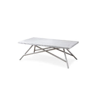 Coral Salontafel Carrara Marmer Wit 127x71 cm