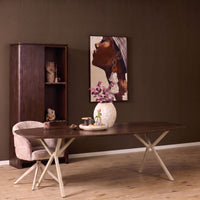 Eiken Eettafel Ferris Deens Ovaal 180 cm