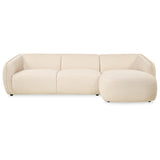 Hoekbank Laila - Stof Beige Rechts