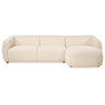 Hoekbank Laila - Stof Beige Rechts
