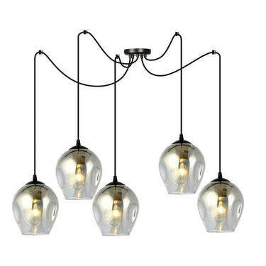 LEVEL 5-lichts hanglamp - Smoked glas