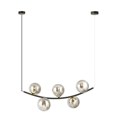 RITZ 5-lichts hanglamp - Smoked glas