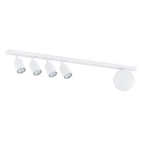 BASTER 5-lichts plafondlamp - Wit glas - Mooier Thuis