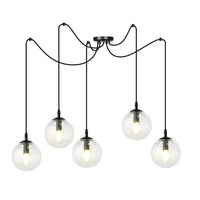 GIGI 5-lichts hanglamp - Helder glas - Mooier Thuis