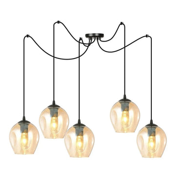 LEVEL 5-lichts hanglamp - Amber glas