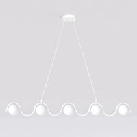 SINUS 5-lichts hanglamp – Wit - Mooier Thuis