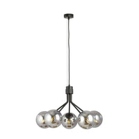 NOVA 5-lichts hanglamp - Smoked glas - Mooier Thuis