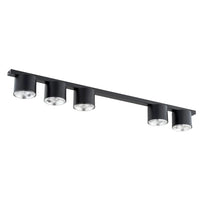 NANO 5-lichts plafondlamp - Zwart frame - Mooier Thuis