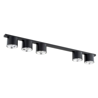 NANO 5-lichts plafondlamp - Zwart frame