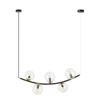 Emibig RITZ 5-lichts hanglamp - Helder glas