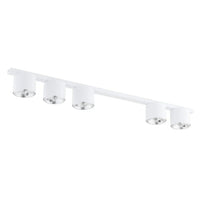 Emibig NANO 5-lichts plafondlamp - Wit frame