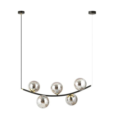 RITZ 5-lichts hanglamp - Smoked glas