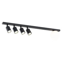 Emibig BASTER 5-lichts plafondlamp - Zwart frame