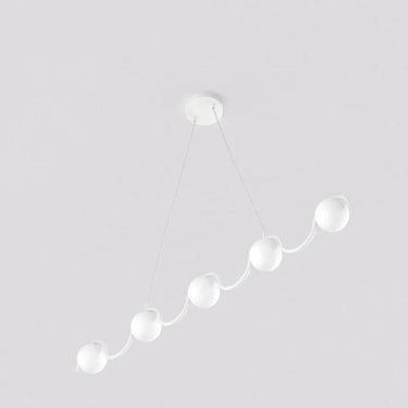 SINUS 5-lichts hanglamp – Wit