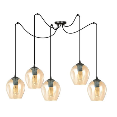 LEVEL 5-lichts hanglamp - Amber glas