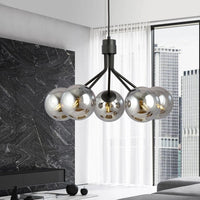 Emibig NOVA 5-lichts hanglamp - Smoked glas - Mooier Thuis