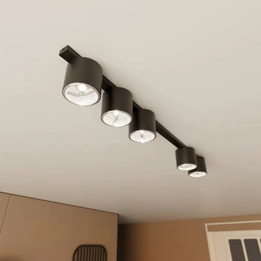 NANO 5-lichts plafondlamp - Zwart frame