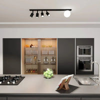 Emibig BASTER 5-lichts plafondlamp - Zwart frame - Mooier Thuis