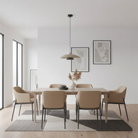 Babel hanglamp 5-lichts mokka zwart
