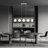 ALLORA 5-lichts hanglamp – Wit/goud hanglamp met ronde bol - bestellen bij Mooier Thuis
