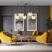 LEVEL 5-lichts hanglamp - Amber glas - afbeelding 2