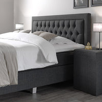 Boxspring Valentina Antraciet – 180x200 cm