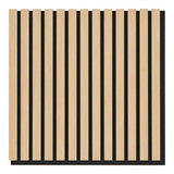 Akoestisch wandpaneel eikenlook - 2 stuks 520x520x22 mm - naturel - Mooier Thuis